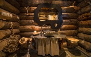 lodge arctic norway bathroom