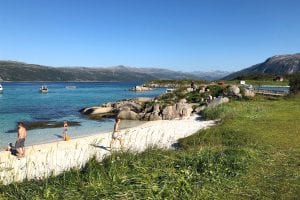 Grindoya Beach arctic norway tromsø