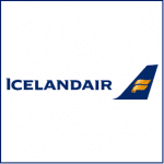 logo of icelandair airline on blank canvas